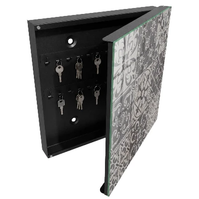 Key cabinet Mosaic of patterns