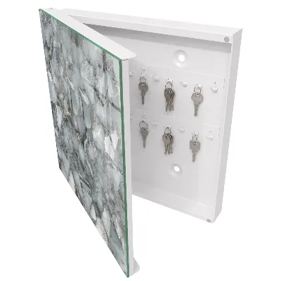 Key box for wall Stone mosaic