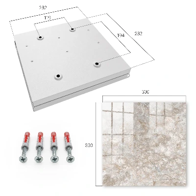 Key cabinet Marble structure