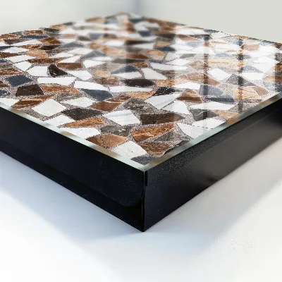 Wall mounted key box Geometric mosaic