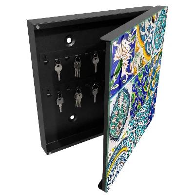 Key cabinet Colorful patterns