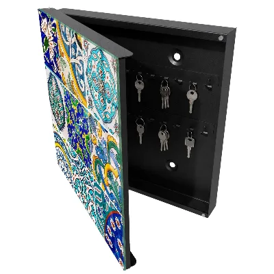 Key cabinet Colorful patterns