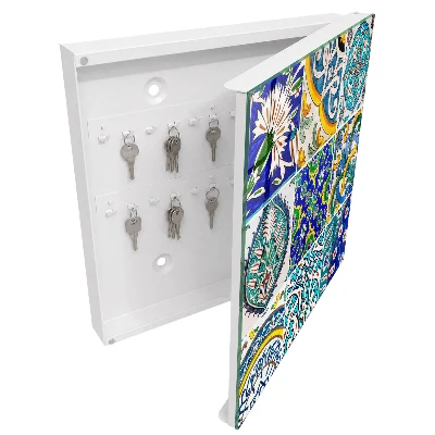 Key cabinet Colorful patterns