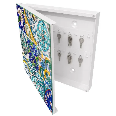 Key cabinet Colorful patterns