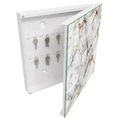 Key box for wall Marble elegance