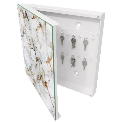 Key box for wall Marble elegance