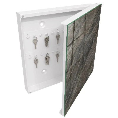 Key box for wall Marble texture