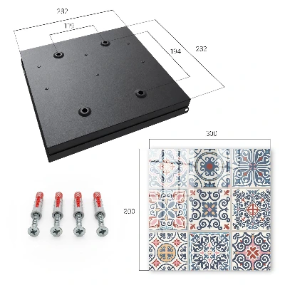 Wall mounted key box Mosaic patterns