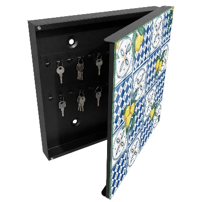 Key cabinet Lemon tiles