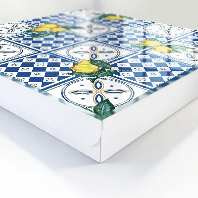 Key cabinet Lemon tiles
