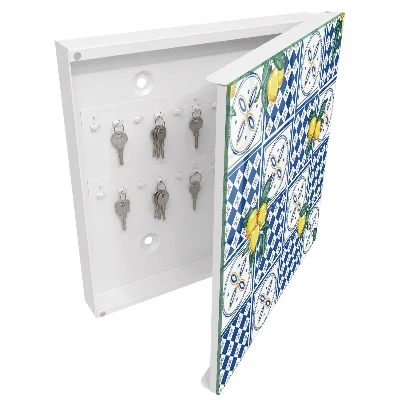 Key cabinet Lemon tiles