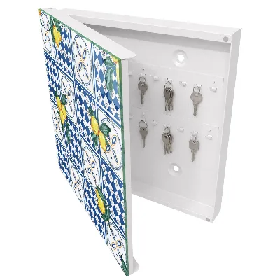 Key cabinet lemon tiles design