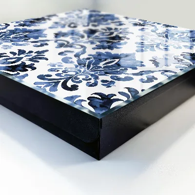 Key box for wall Blue ornaments