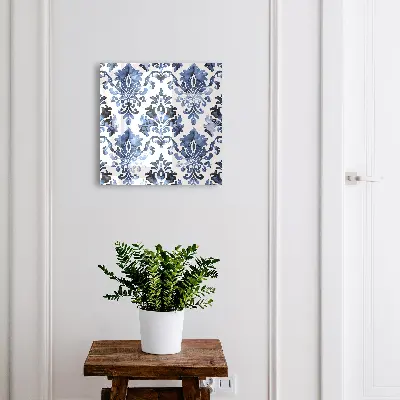 Key box for wall Blue ornaments