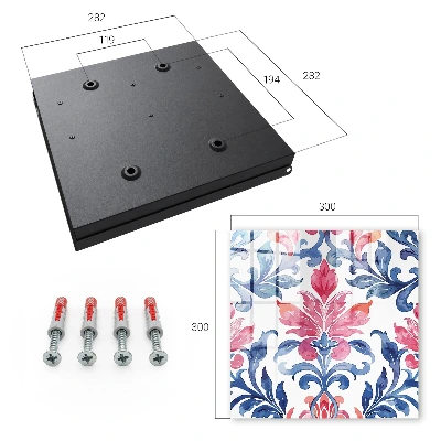 Wall mounted key box Colorful ornaments