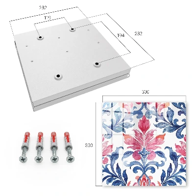 Wall mounted key box Colorful ornaments