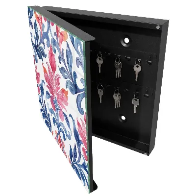 Wall mounted key box Colorful ornaments