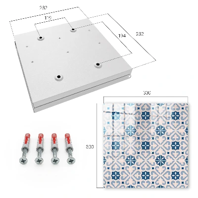 Key box for wall Ornamental design