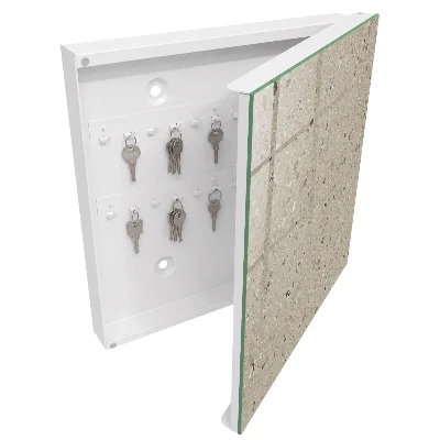 Wall mounted key box Pebble texture