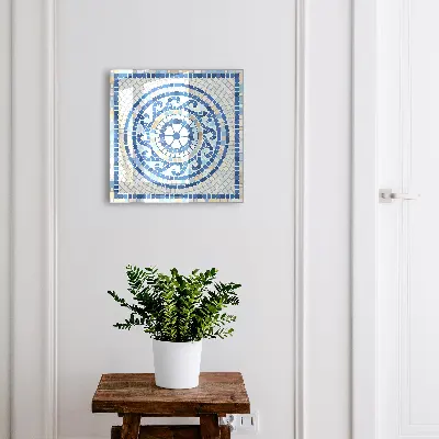 Key box for wall Geometric mosaic