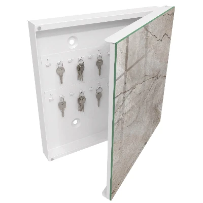 Key box for wall Stylish stone