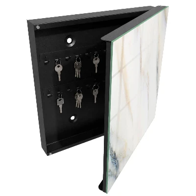 Key cabinet Marbled effect