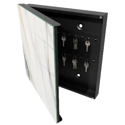 Key cabinet Marbled effect