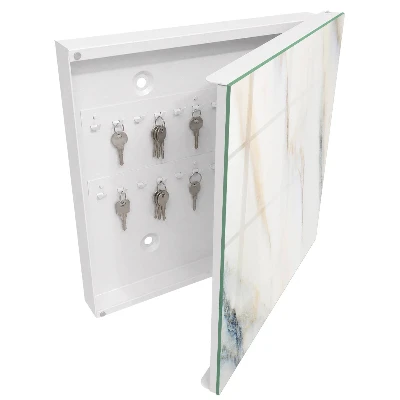 Key cabinet Marbled effect