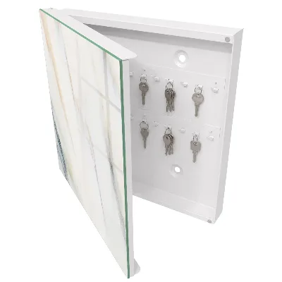 Key cabinet Marbled effect