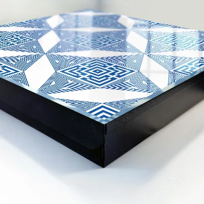 Wall mounted key box Geometric pattern