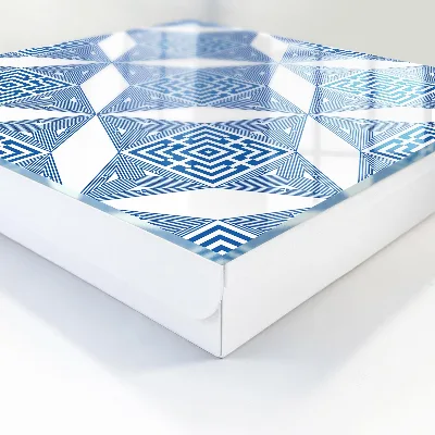 Wall mounted key box Geometric pattern