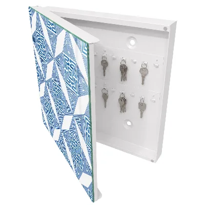 Wall mounted key box Geometric pattern