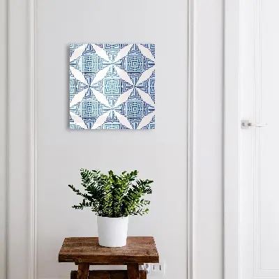 Wall mounted key box Geometric pattern