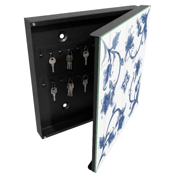 Key box for wall Floral patterns