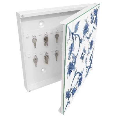 Key box for wall Floral patterns