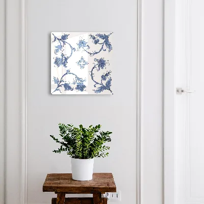 Key box for wall Floral patterns