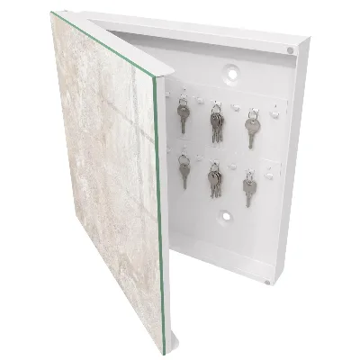 Wall mounted key box Beige abstractions