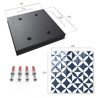 Key cabinet Geometric elegance