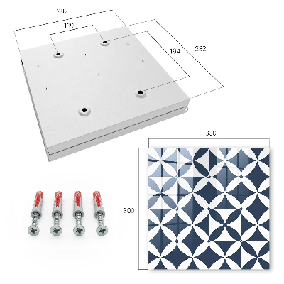 Key cabinet Geometric elegance