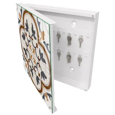 Wall mounted key box Geometric elegance