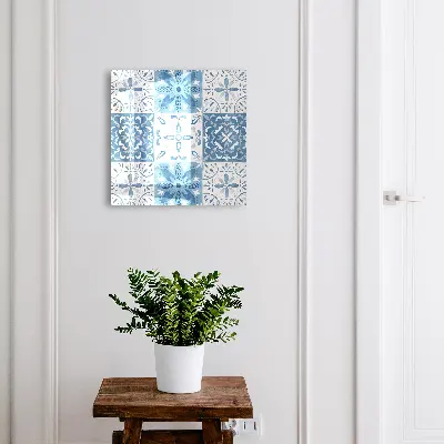 Key cabinet Geometric tiles