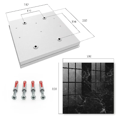 Key box for wall Marble abstraction