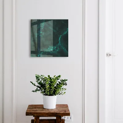 Wall mounted key box Green depth