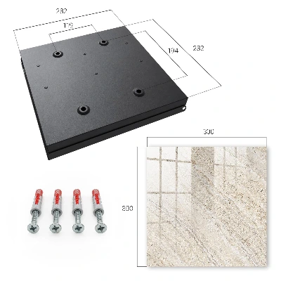 Key cabinet Light marble