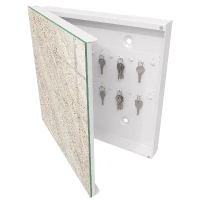 Key cabinet Light marble