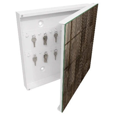 Key cabinet Brown wood
