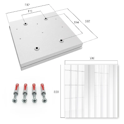 Key box for wall Vertical stripes