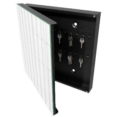 Key box for wall Vertical stripes