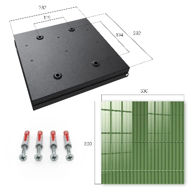 Key cabinet Green bamboo