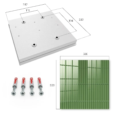 Key cabinet Green bamboo